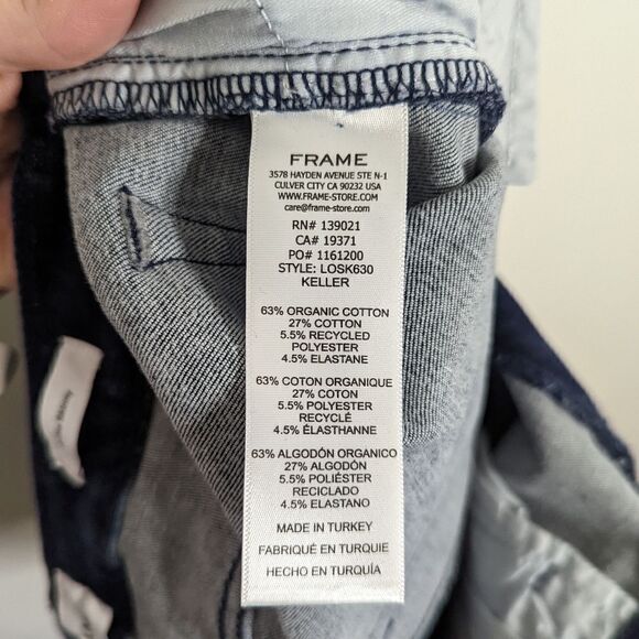NWT FRAME Denim Le One Skinny Jeans Keller - Picture 10 of 10